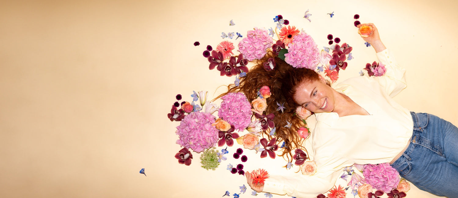 Onze bloemen bezorgen altijd een glimlach!