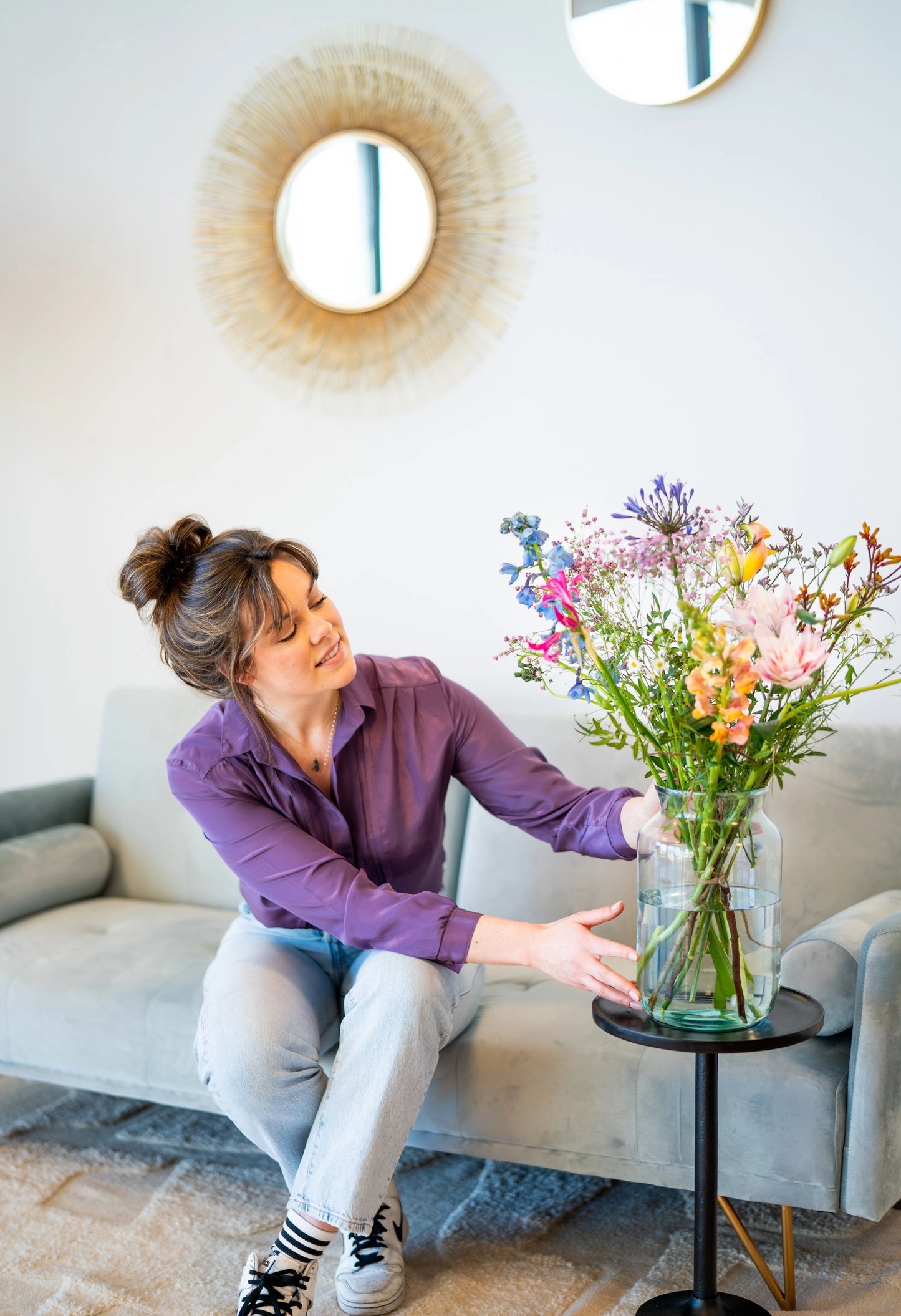 Heerlijk plukvers bloemen abonnement met verse bloemen van de teler