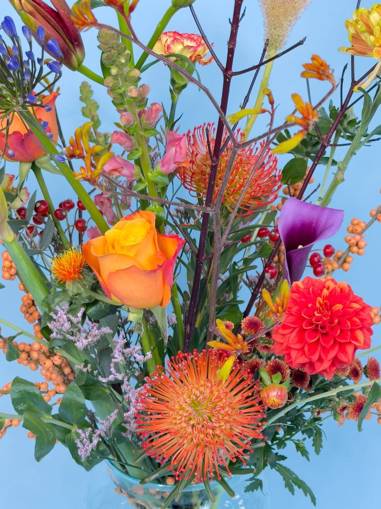 herfstboeket oranje bloemen kopen bij Pluukz – bestel online.