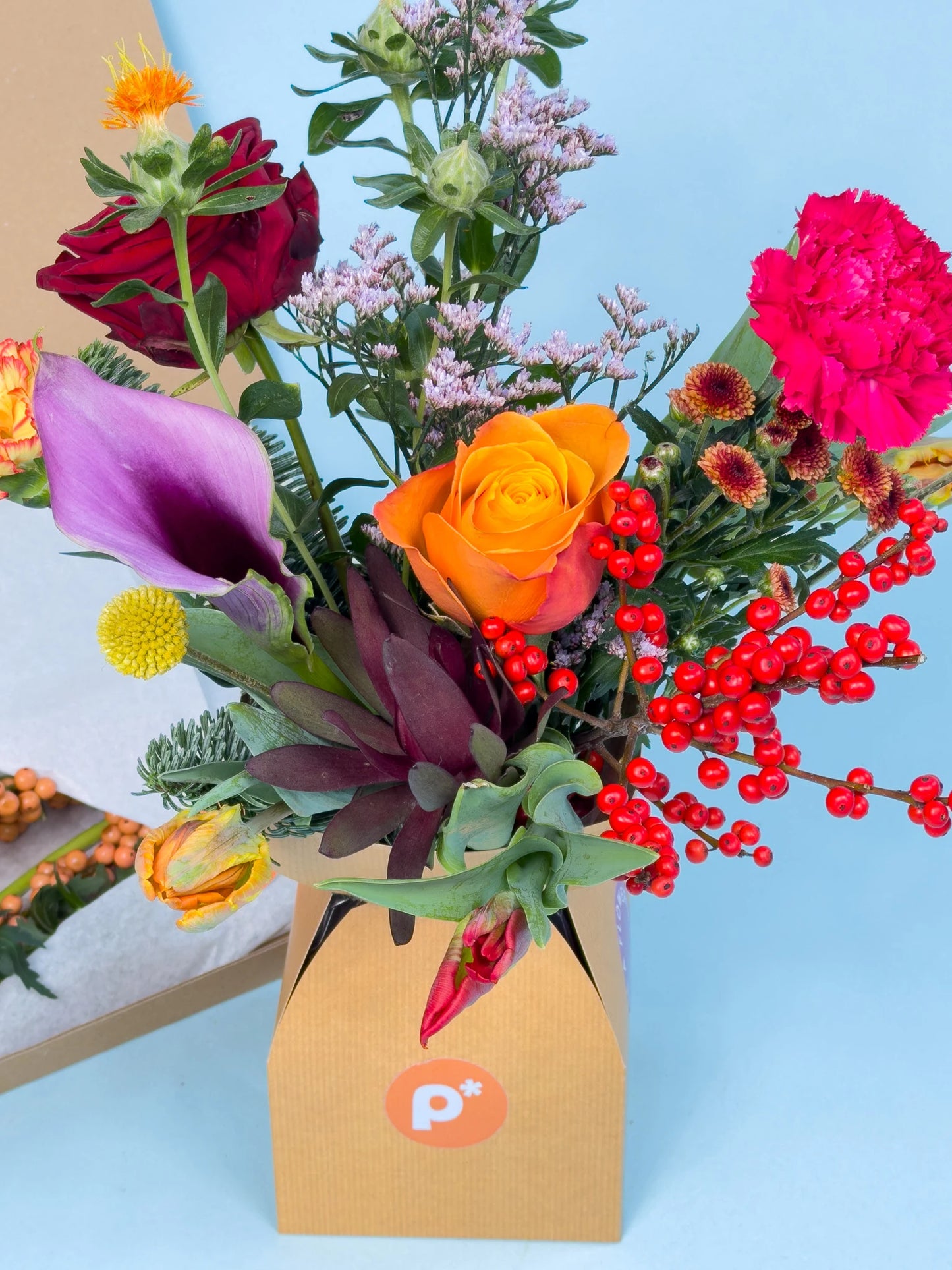 Prachtige herfstbloemen &
kleuren als cadeau bezorgd