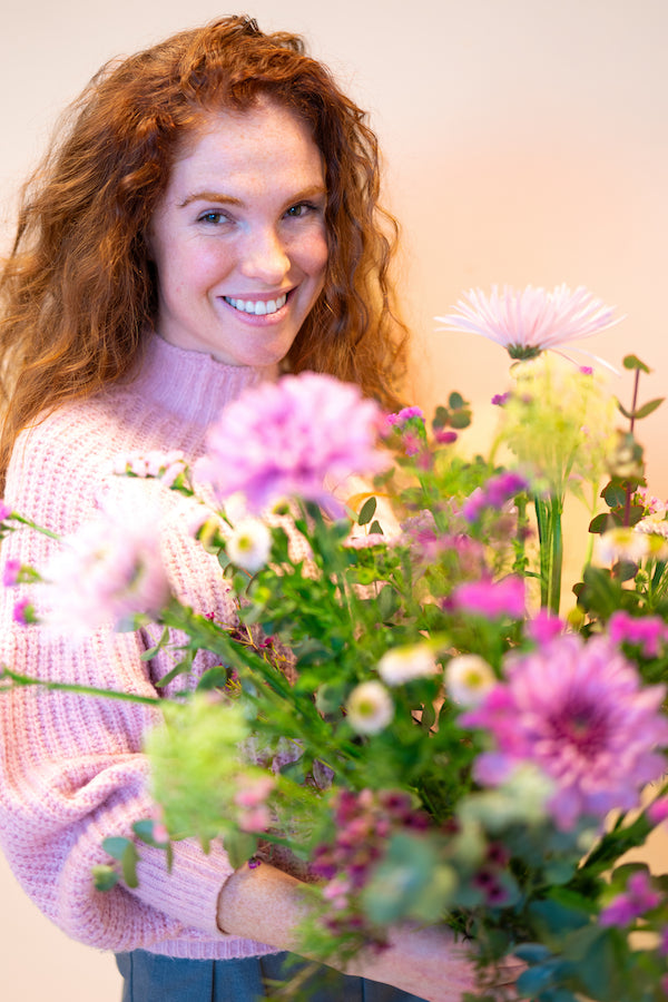 Prachtig groot roze veldboeket aan huis geleverd. Laat bloemen bezorgen!