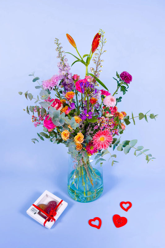 Valentijn Roze groot boeket. Bestel vandaag