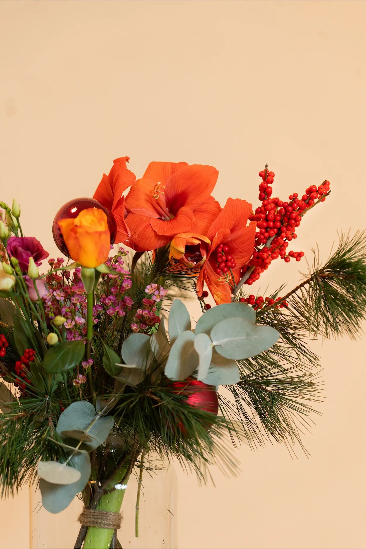Handgemaakt Kerstboeket - Perfect Cadeau voor Geliefden