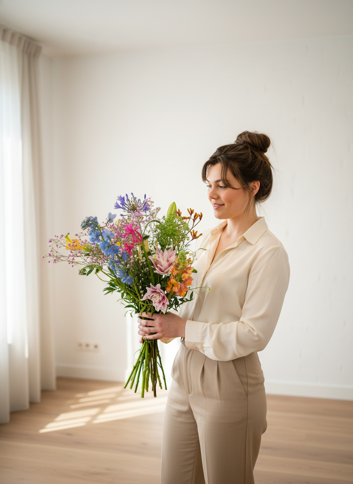 Bloem voor een creatieve en kleurrijk leven