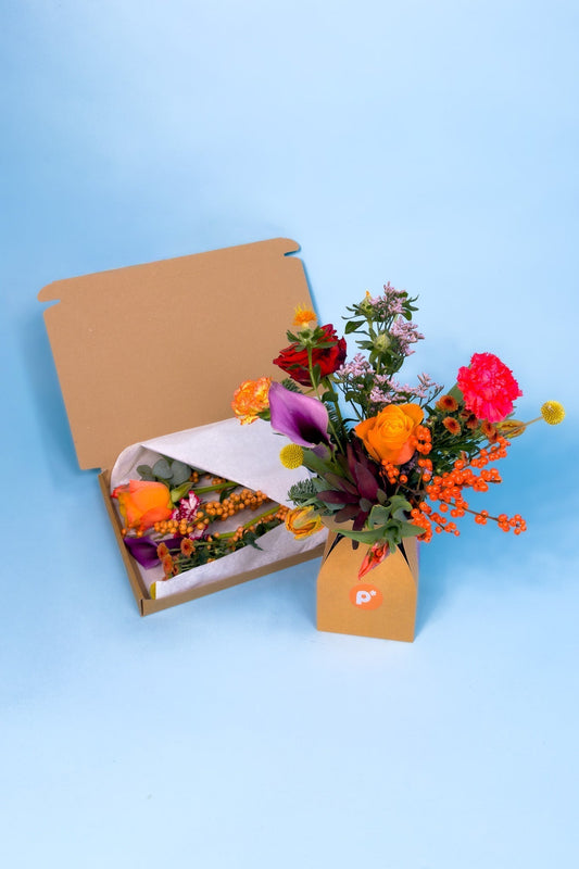 prachtige herfst brievenbus bloemen van pluukz