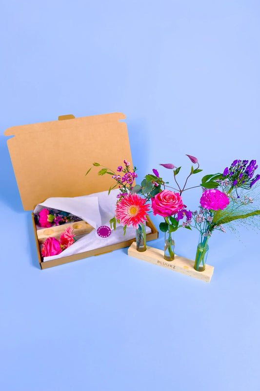 bloemen door de brievenbus als betekenisvol cadeau, bestel natuurlijke bloemen zonder thuis te blijven