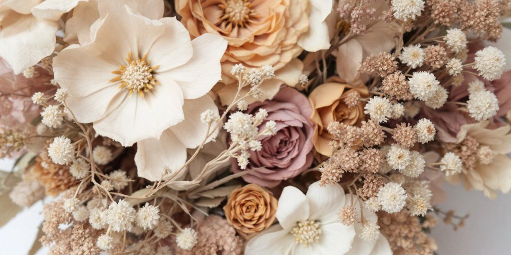 Droogbloemen boeket voor elke gelegenheid.