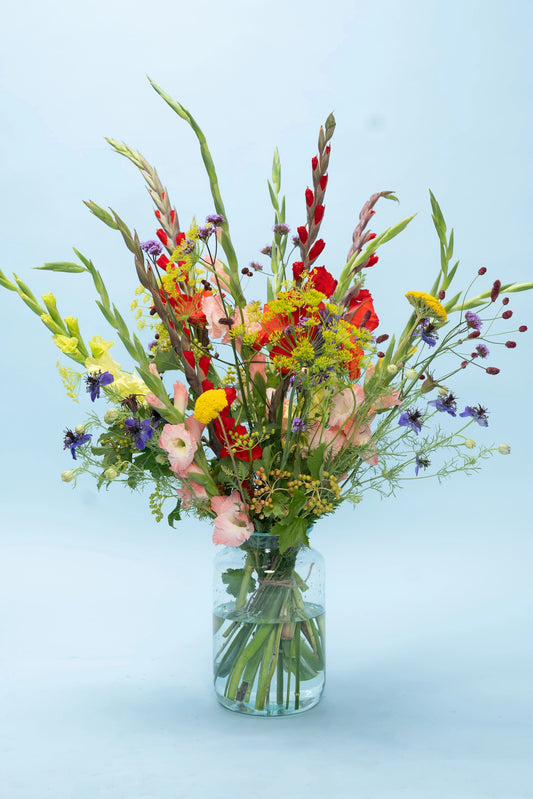 Zomerboeket met biologische bloemen – maak jouw interieur levend