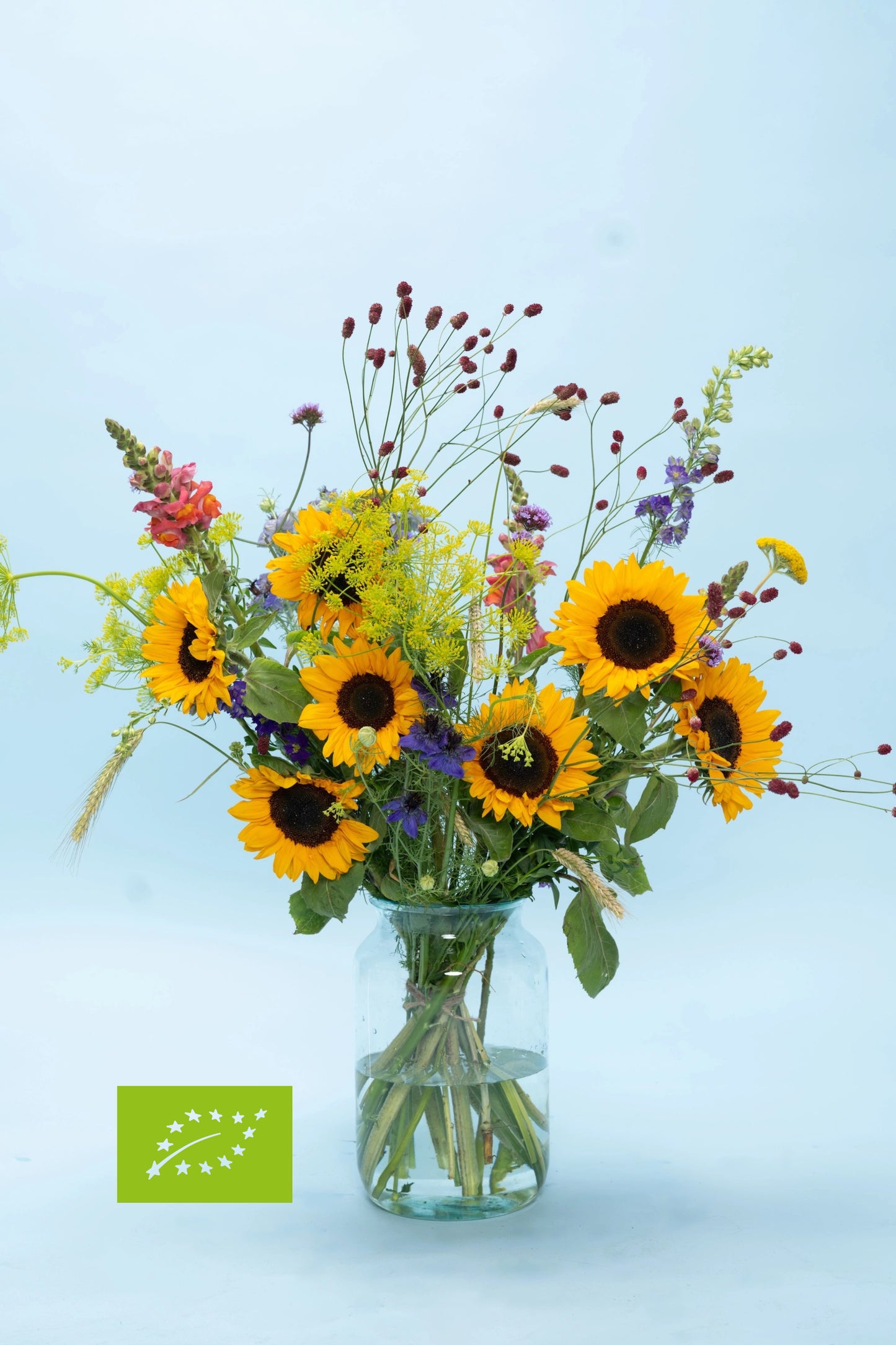 Biologisch zonnebloemen boeket kopen – natuurlijk & lokaal
