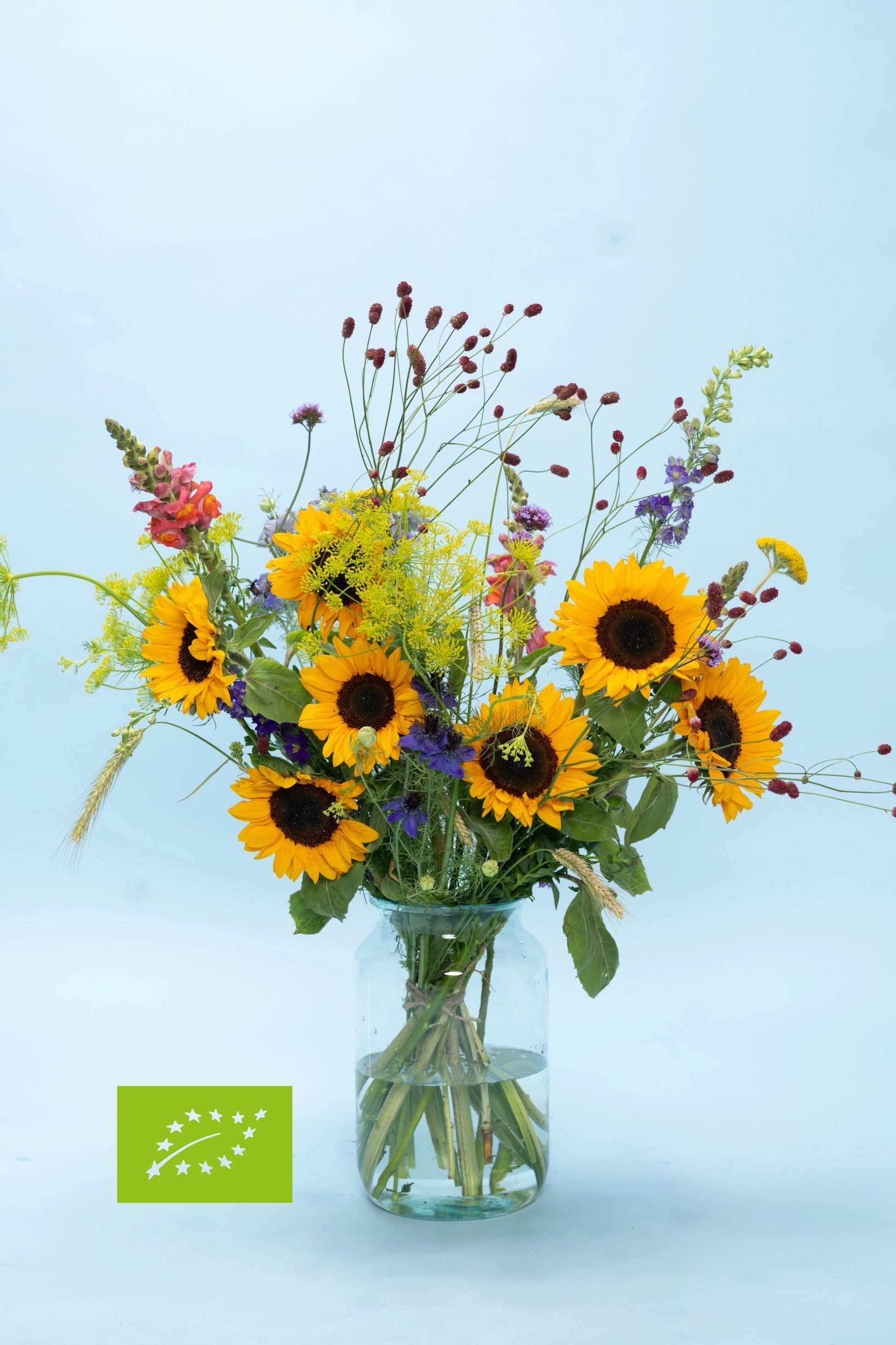 Biologisch zonnebloemen boeket kopen – natuurlijk & lokaal
