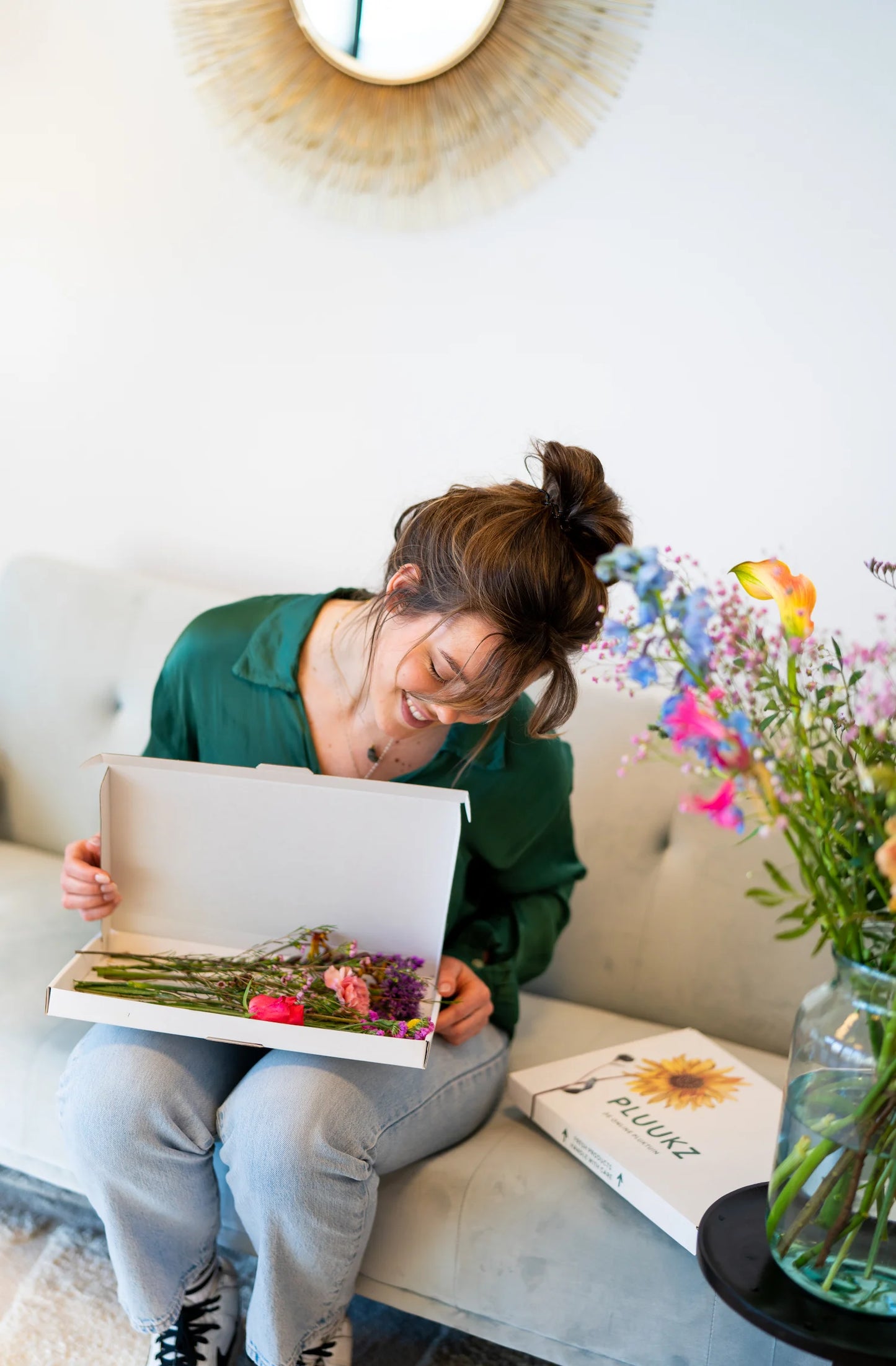 Prachtig abonnement brievenbus boeket een klein cadeau groot gebaar!
