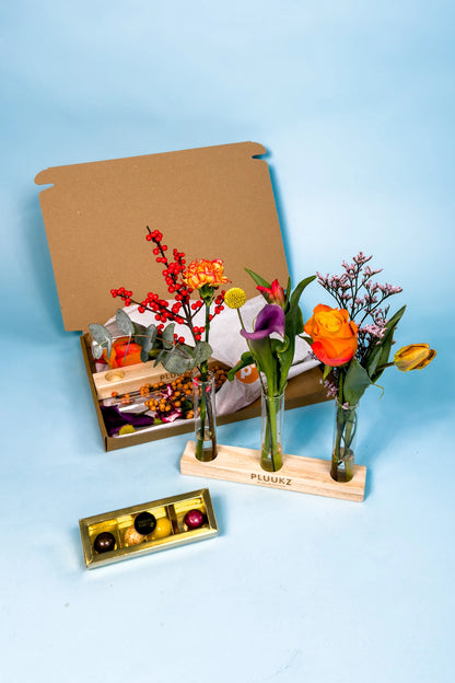 Duurzaam cadeau herfst bloemen plankje online kopen