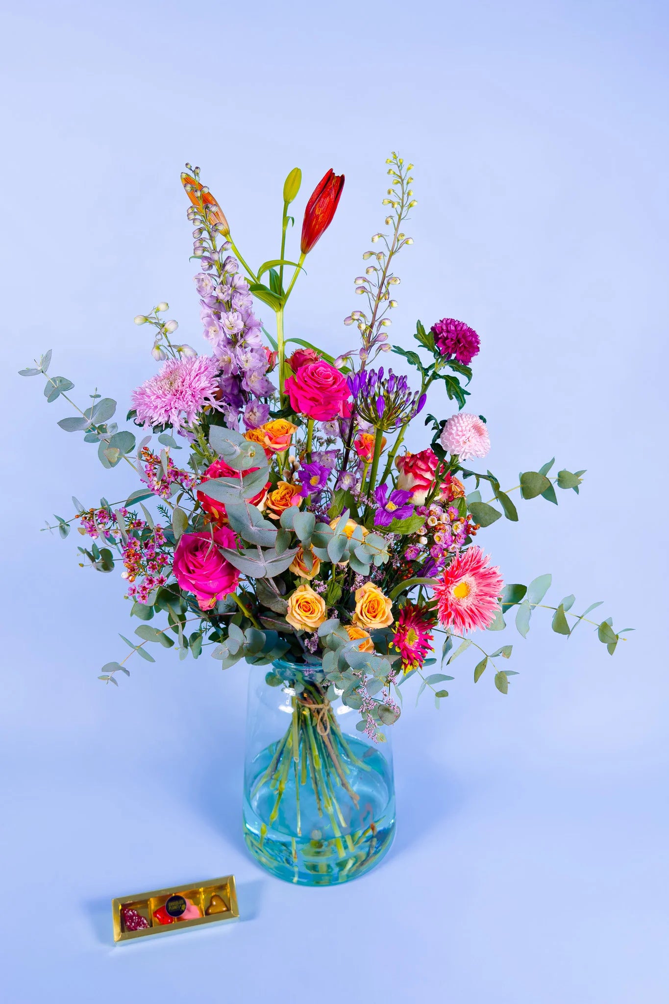 Heerlijk overweldigend roze boeket