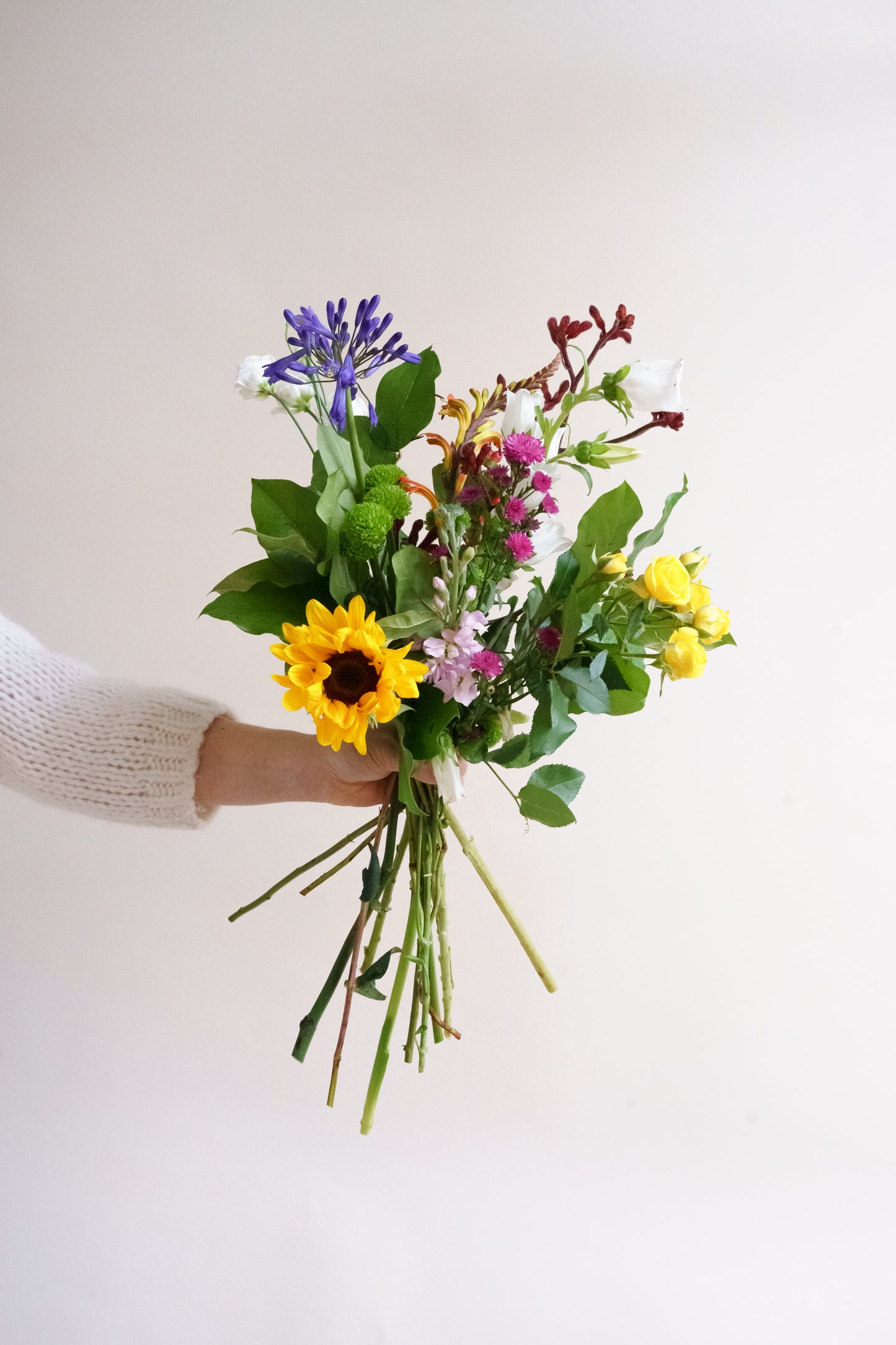 Veldboeket laten bezorgen? Bij ons kun je gemakkelijk online bloemen bestellen met plukverse bloemen van de teler! 